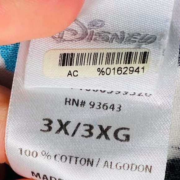 Disney Minnie Mickey Mouse 3X 22 24 Scrub Top Nursing Medical - Picture 3 of 3